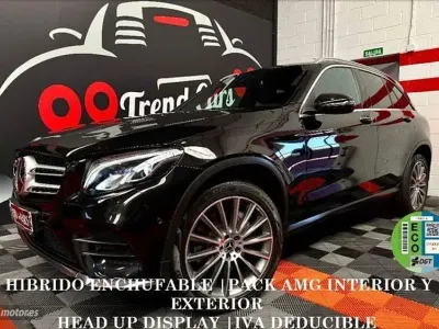 Usado Mercedes GLC350 AMG line 320 CV (235 kW) 2017 Negro SUV