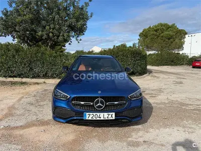 Usado Mercedes C220 200 CV (147 kW) 2022 Azul Familiar