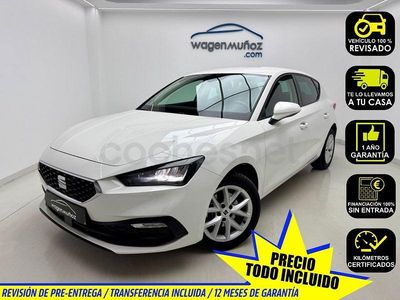 Usado Seat Leon Style 115 CV (84 kW) 2021 Blanco Berlina