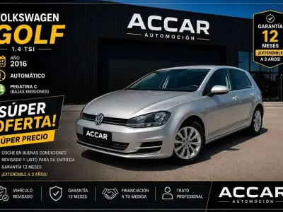 Usado VW Golf VII Advance 125 CV (91 kW) 2016 Gris Utilitario
