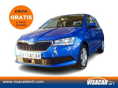 Usado Skoda Fabia 75 CV (55 kW) 2018 Azul Utilitario