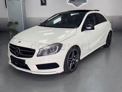 Usado Mercedes A200 AMG line 136 CV (100 kW) 2015 Blanco Berlina