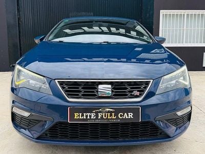 Usado Seat Leon FR 184 CV (135 kW) 2017 Azul Berlina