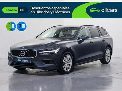 Usado Volvo V60 Momentum 197 CV (144 kW) 2021 Azul Familiar