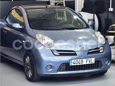 Usado Nissan Micra C+C Tekna 110 CV (80 kW) 2007 Azul Descapotable