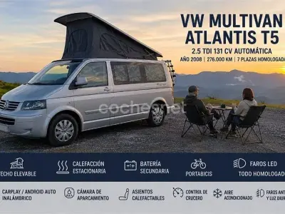 Usado VW Multivan 130 CV (95 kW) 2008 Gris / plata Monovolumen