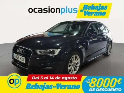 Usado Audi A3 Sportback 122 CV (89 kW) 2014 Negro Utilitario