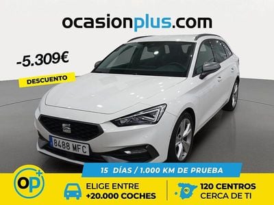 Usado Seat Leon FR 150 CV (110 kW) 2023 Blanco Familiar
