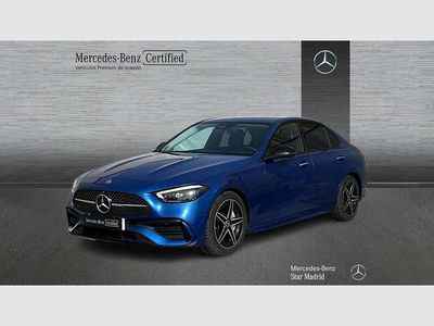 Usado Mercedes C200 163 CV (119 kW) 2022 Azul Berlina