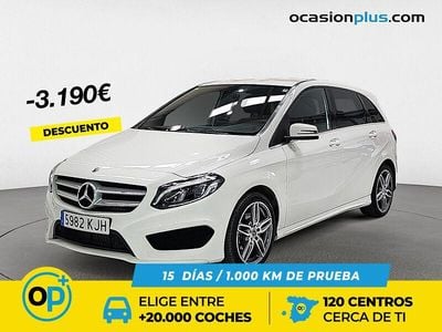 Usado Mercedes B200 136 CV (100 kW) 2018 Blanco Monovolumen