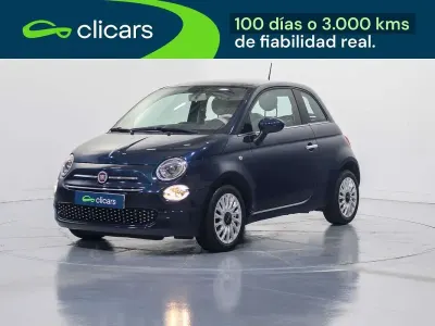 Usado Fiat 500 Lounge 69 CV (50 kW) 2019 Azul Utilitario