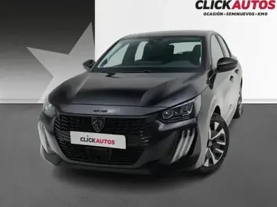 Usado Peugeot 208 Active 100 CV (73 kW) 2024 Negro Utilitario