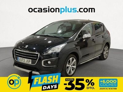 Usado Peugeot 3008 Allure 131 CV (96 kW) 2015 Negro Berlina