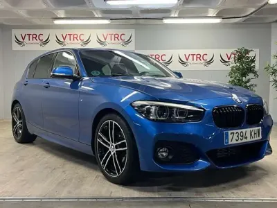 Usado BMW 118 150 CV (110 kW) 2018 Azul Utilitario