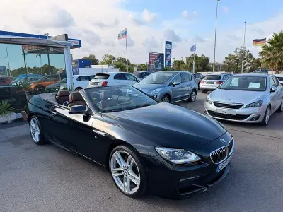 Usado BMW 640 Cabriolet 313 CV (230 kW) 2014 Negro Descapotable