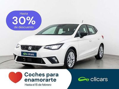 Usado Seat Ibiza FR 110 CV (80 kW) 2023 Blanco Utilitario