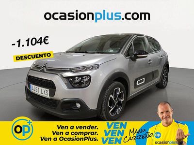 Usado Citroën C3 Feel 83 CV (61 kW) 2022 Gris Utilitario