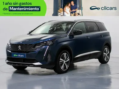 Usado Peugeot 5008 Allure 130 CV (95 kW) 2021 Azul SUV