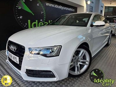 Usado Audi A5 Sportback S-Line 245 CV (180 kW) 2014 Blanco Utilitario