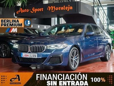 Usado BMW 530e Sport Line 292 CV (214 kW) 2022 Azul Berlina