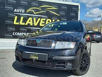 Usado Skoda Fabia 80 CV (58 kW) 2006 Negro Familiar