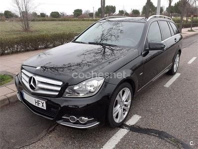 Negro Usado 2011 Mercedes C200 Avantgarde Familiar | 9900 € (Precio justo)