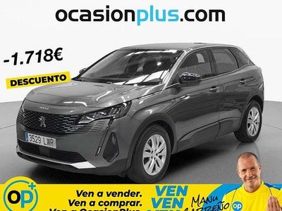 Usado Peugeot 3008 Active 131 CV (96 kW) 2022 Gris SUV