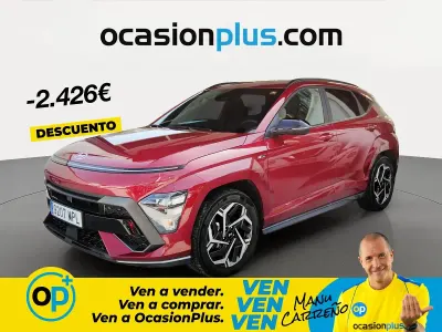 Usado Hyundai Kona N Line 141 CV (103 kW) 2024 Rojo SUV
