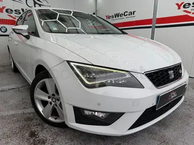 Usado Seat Leon FR 150 CV (110 kW) 2016 Blanco Berlina