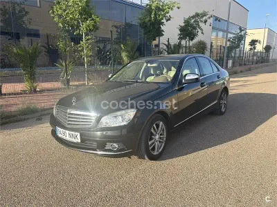 Usado Mercedes C230 Elegance 204 CV (150 kW) 2008 Negro Berlina