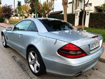 Usado Mercedes SL500 306 CV (225 kW) 2002 Gris / plata Descapotable