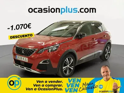 Usado Peugeot 3008 Allure 165 CV (121 kW) 2018 Rojo SUV