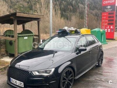 Usado Audi A3 Attraction 110 CV (80 kW) 2014 Negro Berlina