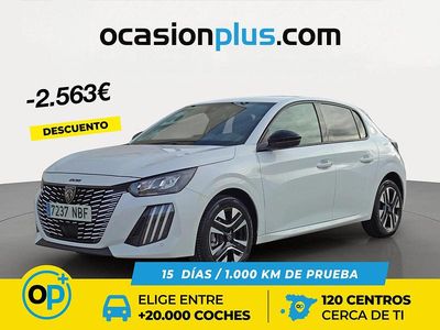 Usado Peugeot 208 Allure 100 CV (73 kW) 2025 Blanco Utilitario