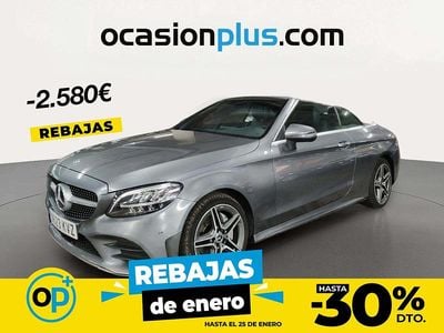 Gris Usado 2019 Mercedes C220 Descapotable | 28.390 € (Buen precio)