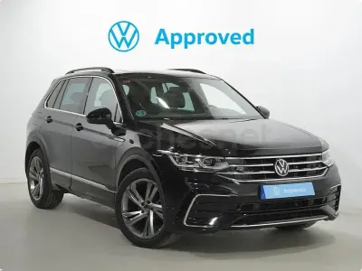 Usado VW Tiguan R-line 150 CV (110 kW) 2021 Negro SUV
