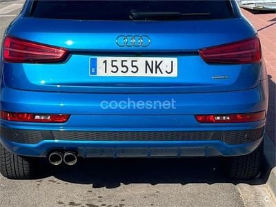 Usado Audi Q3 S-Line 150 CV (110 kW) 2016 Azul SUV