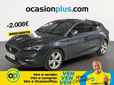 Usado Seat Leon FR 150 CV (110 kW) 2022 Gris / plata Berlina
