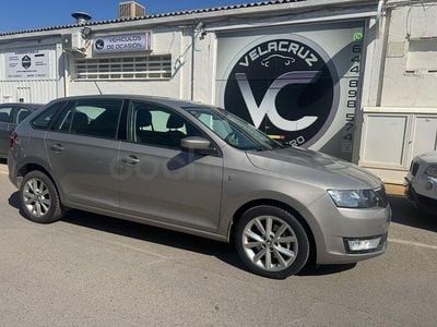 Usado Skoda Rapid Ambition 105 CV (77 kW) 2014 Beige Utilitario