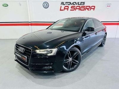 Usado Audi A5 S-Line 170 CV (125 kW) 2014 Negro Utilitario