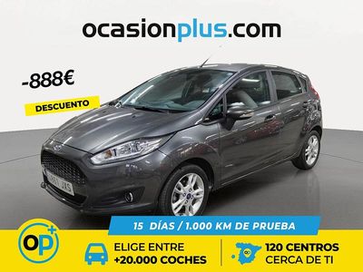 Usado Ford Fiesta Trend 100 CV (73 kW) 2017 Gris