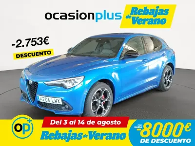 Usado Alfa Romeo Stelvio Veloce 210 CV (154 kW) 2022 Azul SUV
