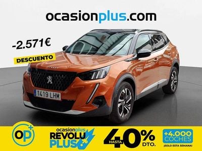 Usado Peugeot 2008 GT-line 130 CV (95 kW) 2020 Naranja SUV