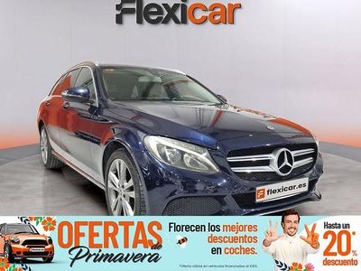 Usado Mercedes C220 170 CV (125 kW) 2017 Azul Familiar