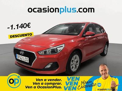 Usado Hyundai i30 120 CV (88 kW) 2019 Rojo Berlina