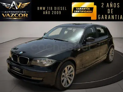 Usado BMW 118 Comfort Edition 143 CV (105 kW) 2009 Negro Utilitario