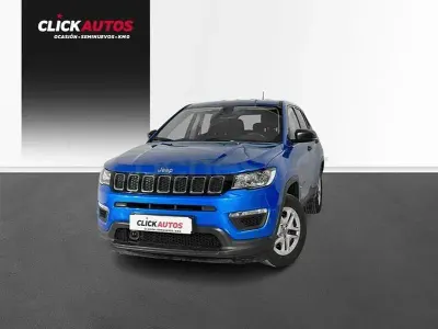 Begagnad Jeep Compass Sport 120 HK (88 kW) 2020 Blå SUV