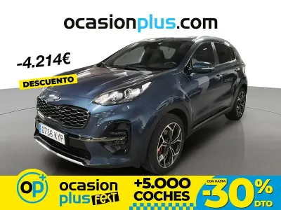 Brugt Kia Sportage GT-Line 177 HK (130 kW) 2019 Blå SUV