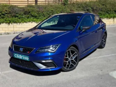 Usado Seat Leon SC FR 184 CV (135 kW) 2017 Azul Utilitario