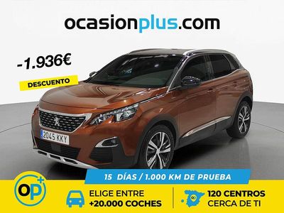 Usado Peugeot 3008 GT-line 165 CV (121 kW) 2018 Marrón SUV